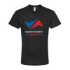 Unisex Poly-Rich V-Neck T-Shirt Thumbnail