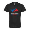 Unisex Poly-Rich V-Neck T-Shirt Thumbnail